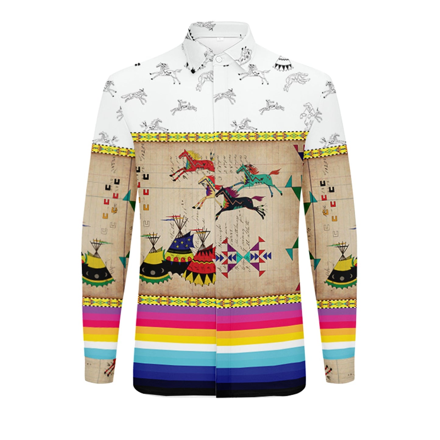Horses Running Dress Shirt