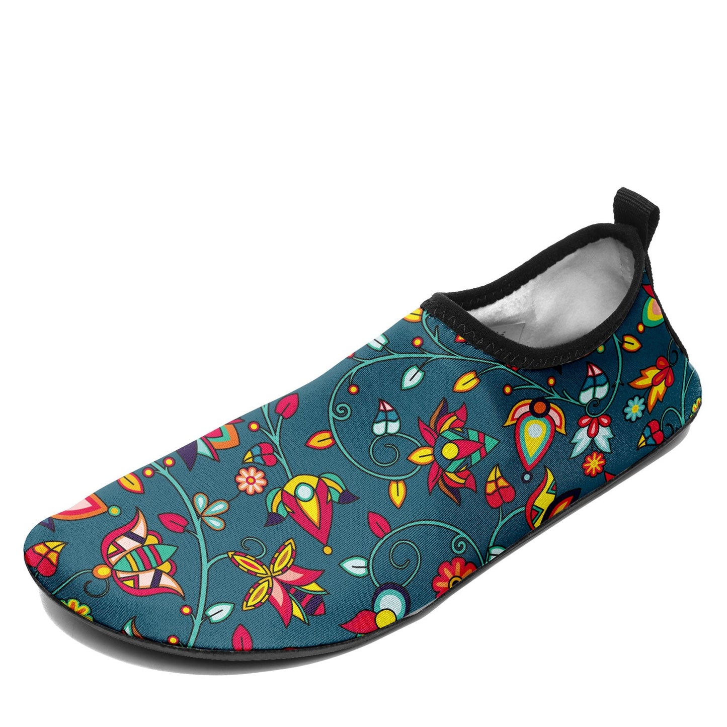 Thorny Path Teal Kid's Sockamoccs