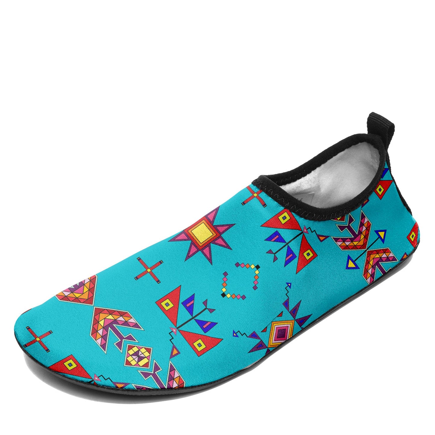 Scattered Generations Turquoise Kid's Sockamoccs