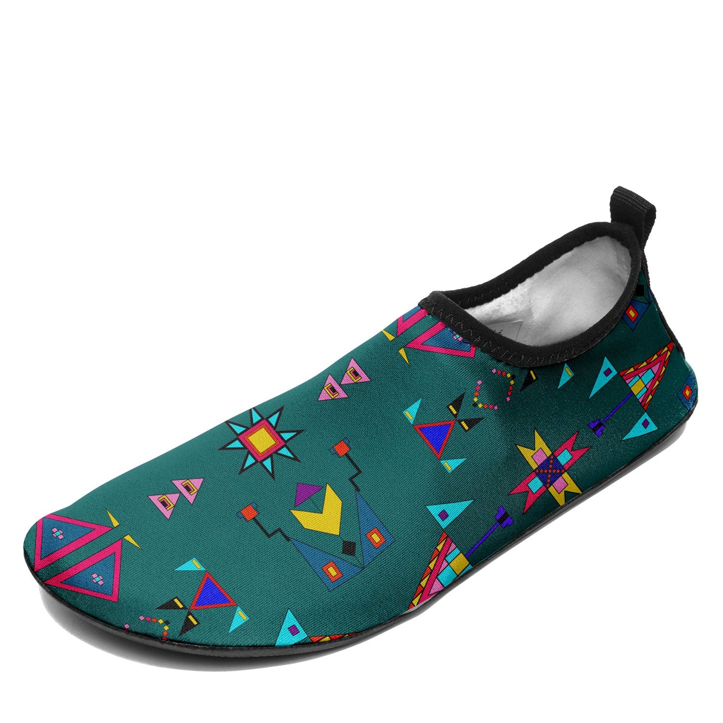 Enemy Territory Teal Kid's Sockamoccs