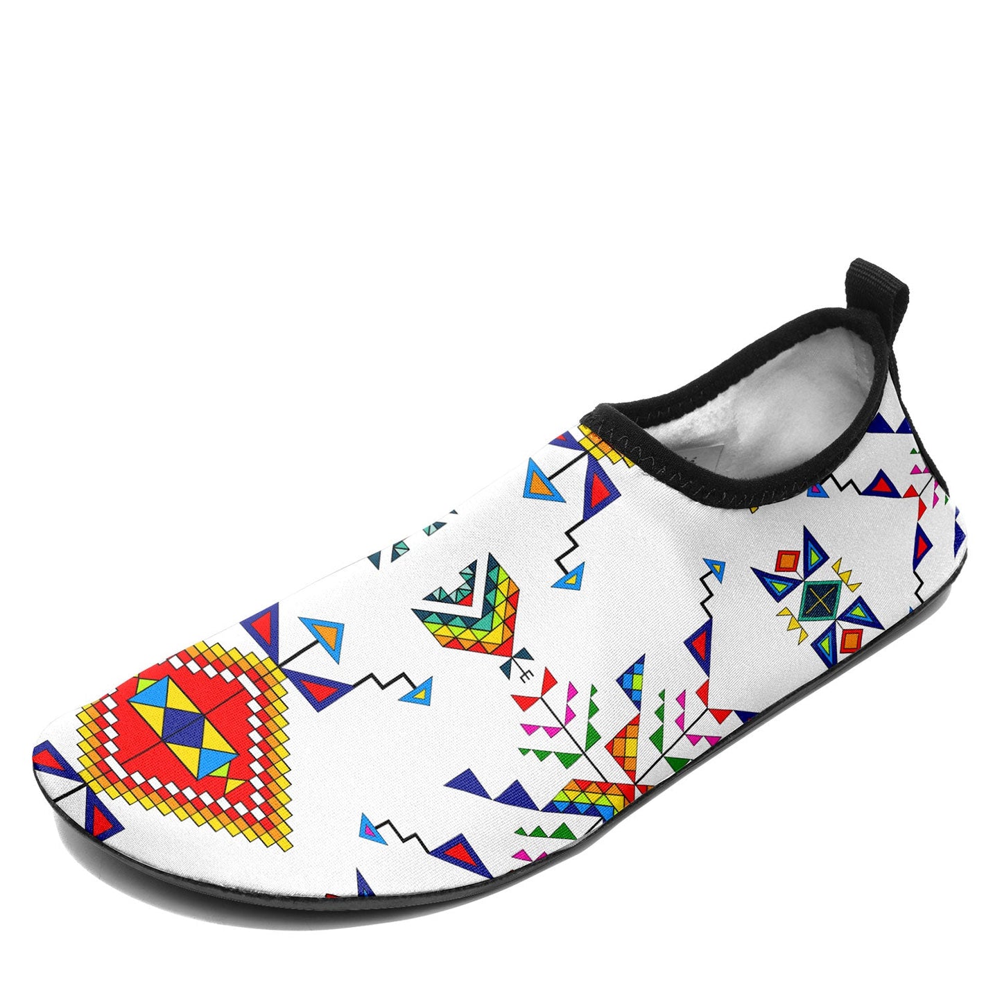 Buffalo Jump White Kid's Sockamoccs