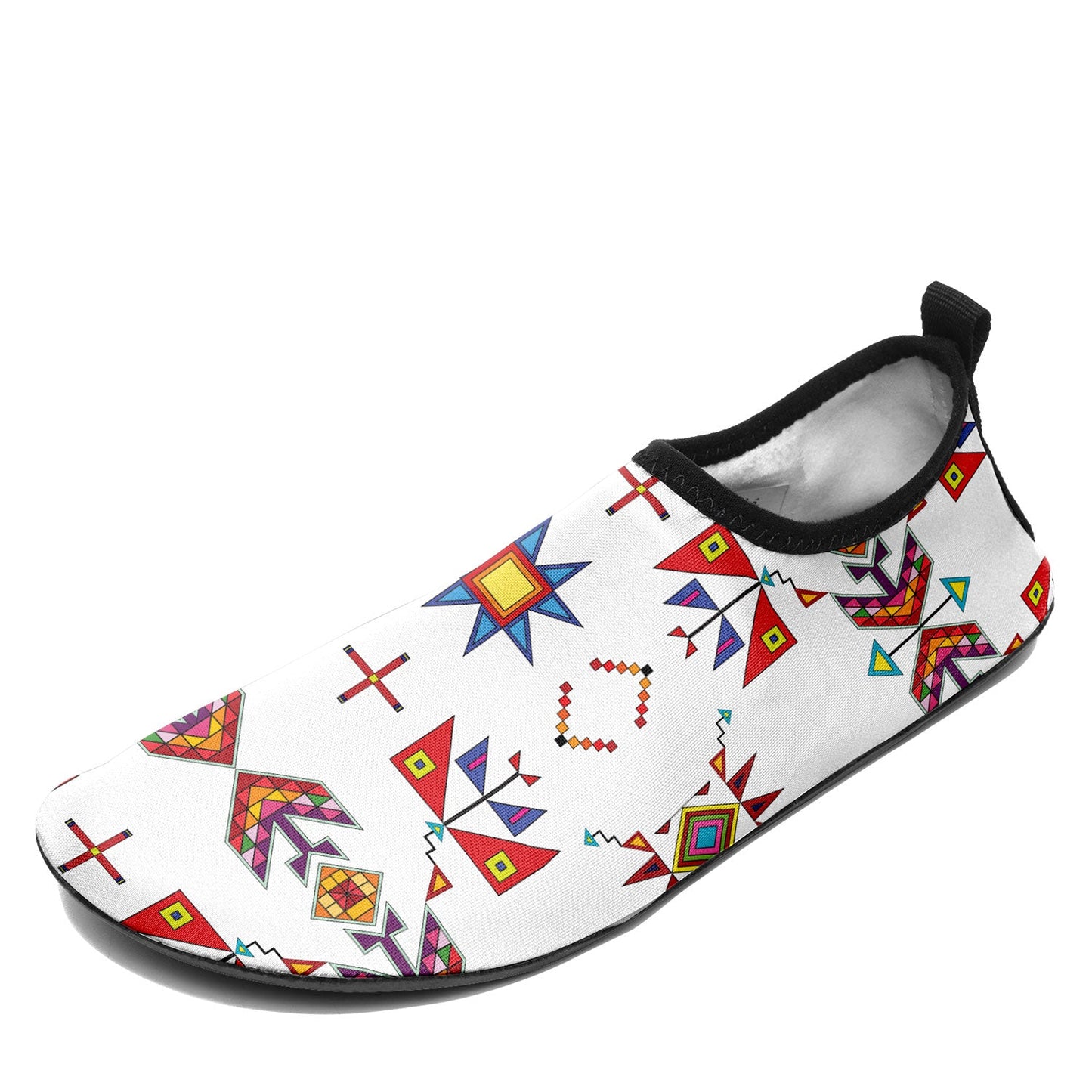 Scattered Generations White Kid's Sockamoccs