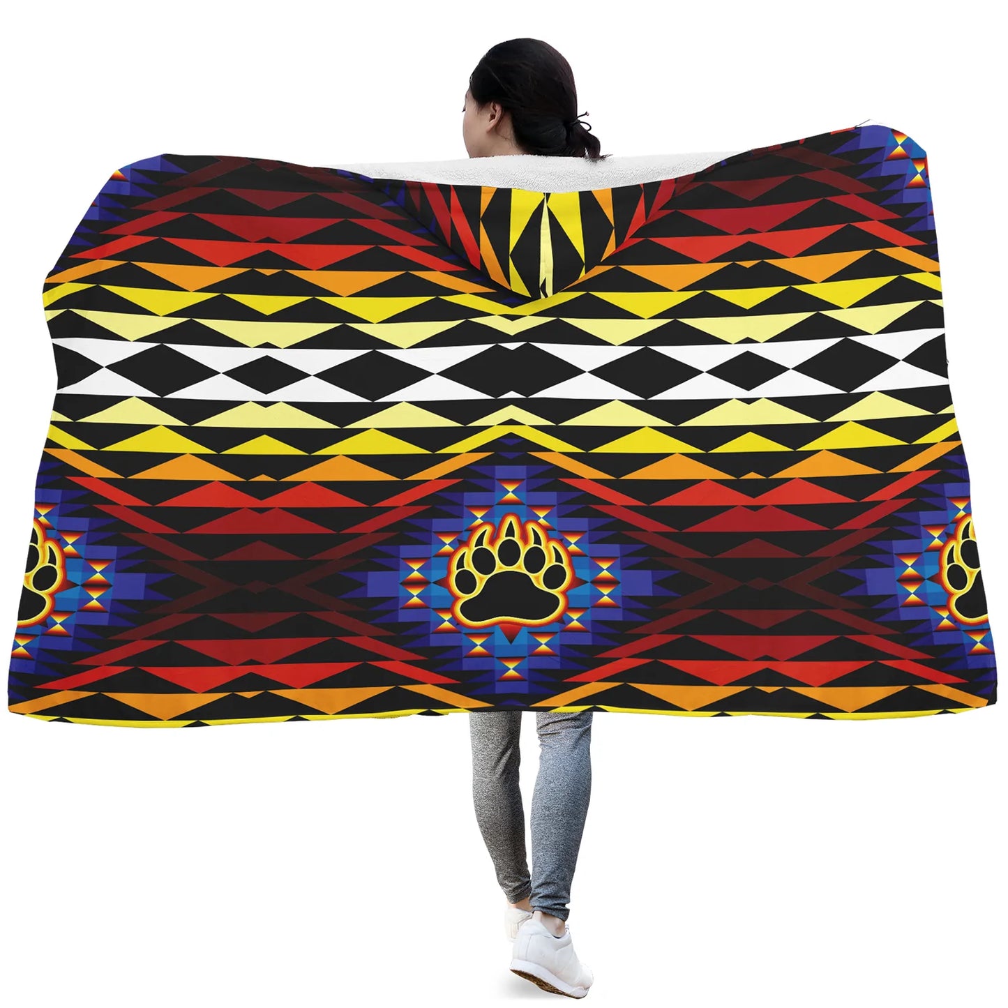 Sunset Blanket Hooded Blanket
