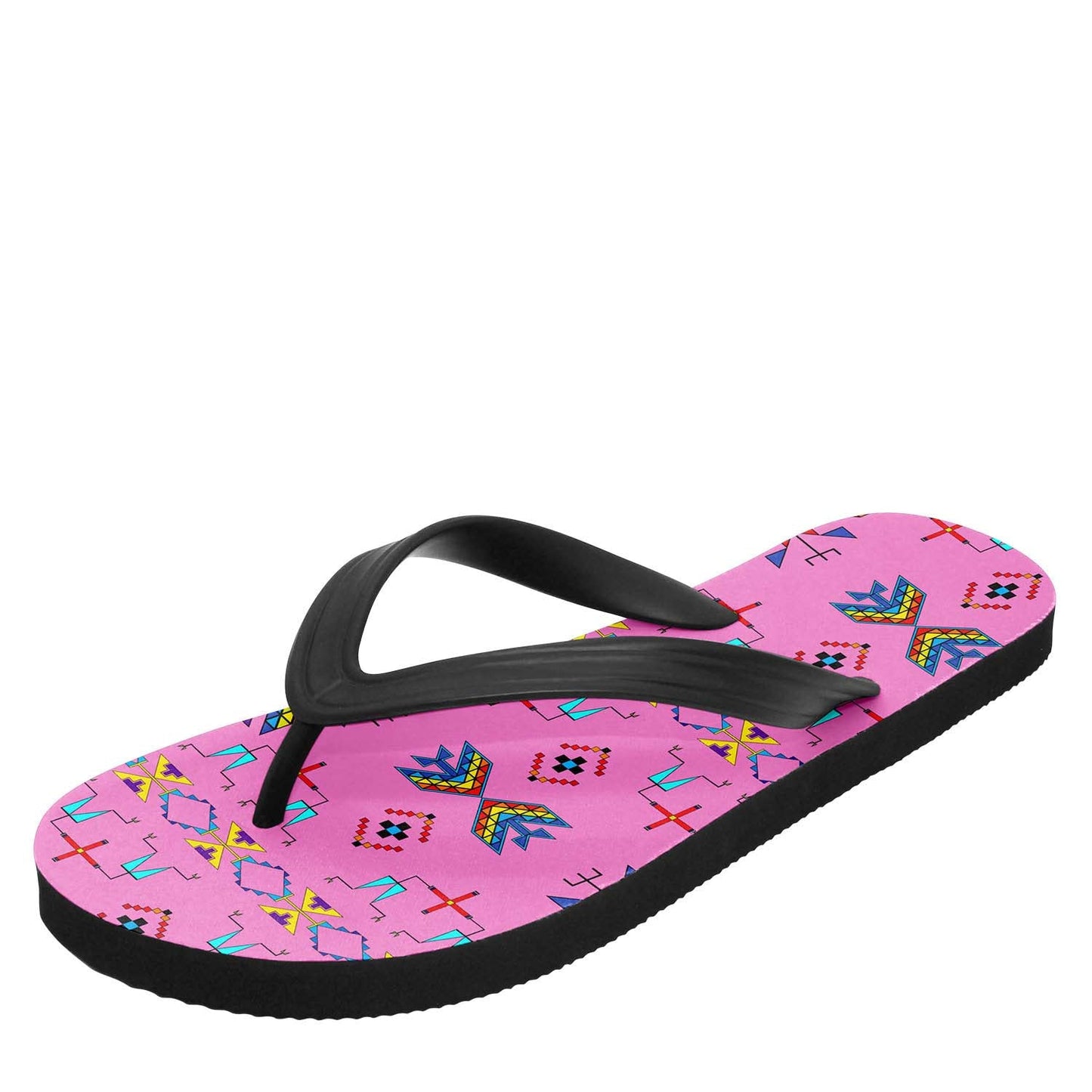 Rainy Chief Rainbow Flip Flops