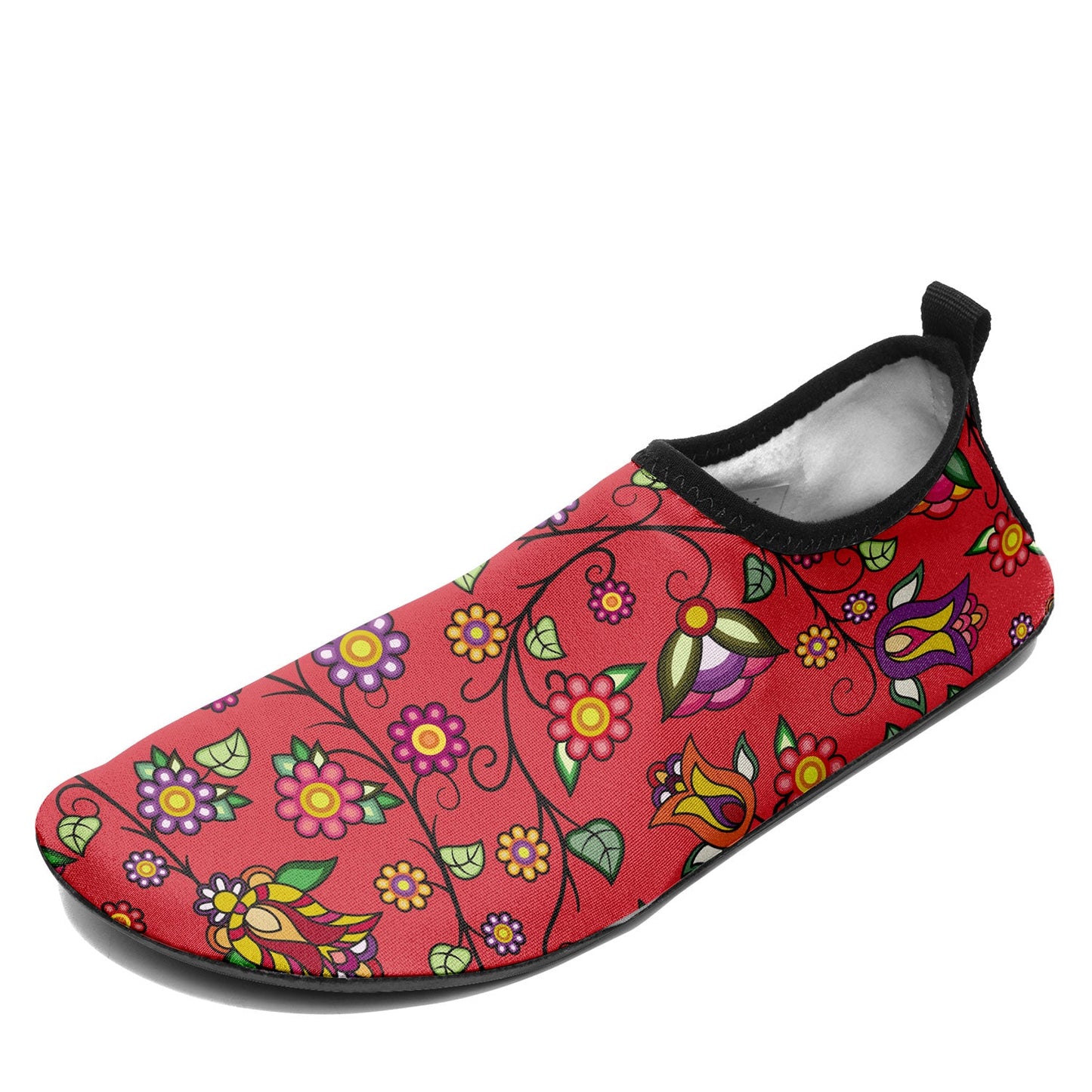 Heartbeat Petals Red Kid's Sockamoccs