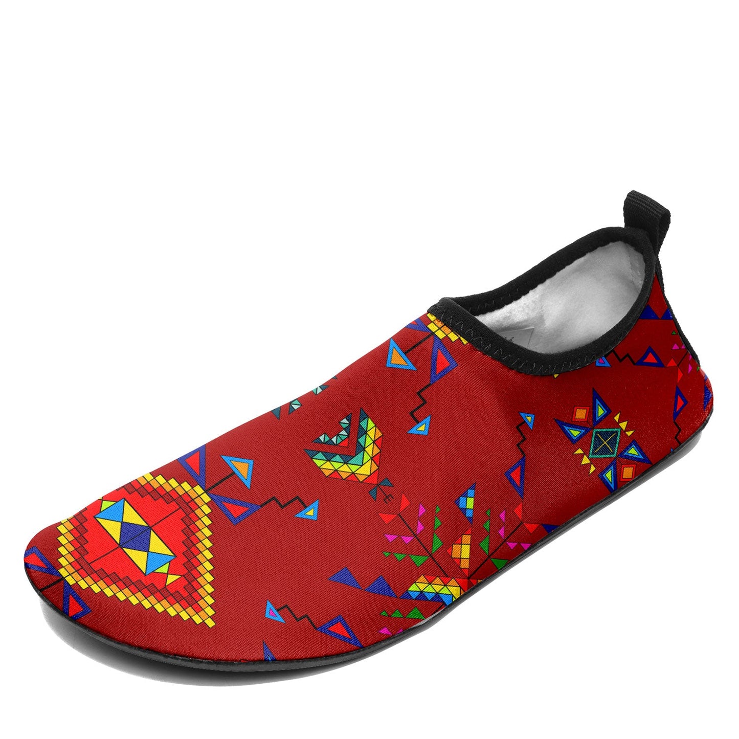 Buffalo Jump Red Kid's Sockamoccs