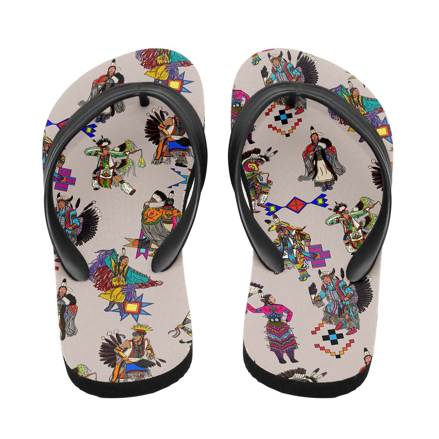 Grand Entry Dancers Muslin Flip Flops