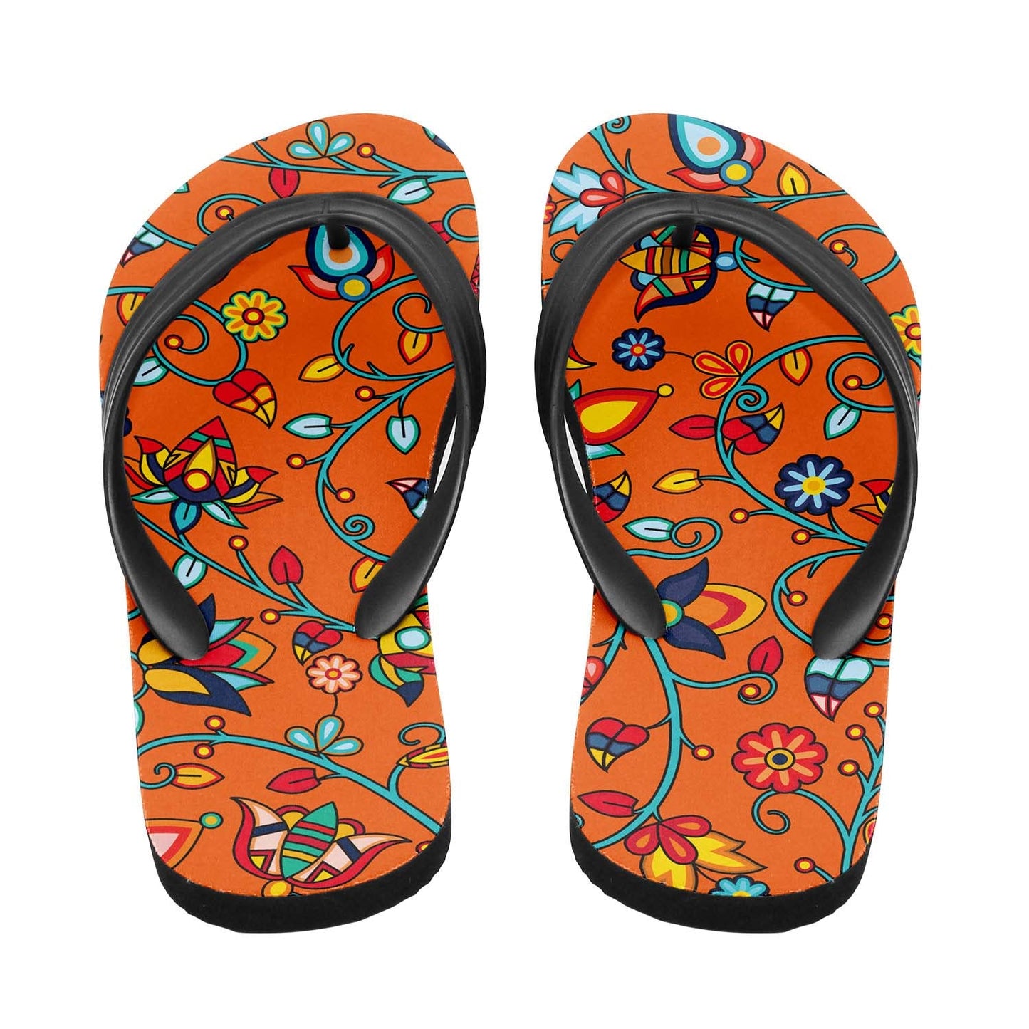 Thorny Path ECM Orange Flip Flops