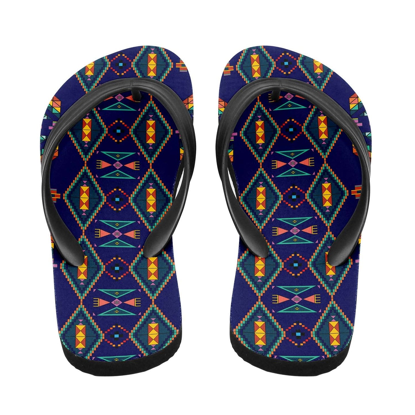 Travois Tipi Blue Flip Flops