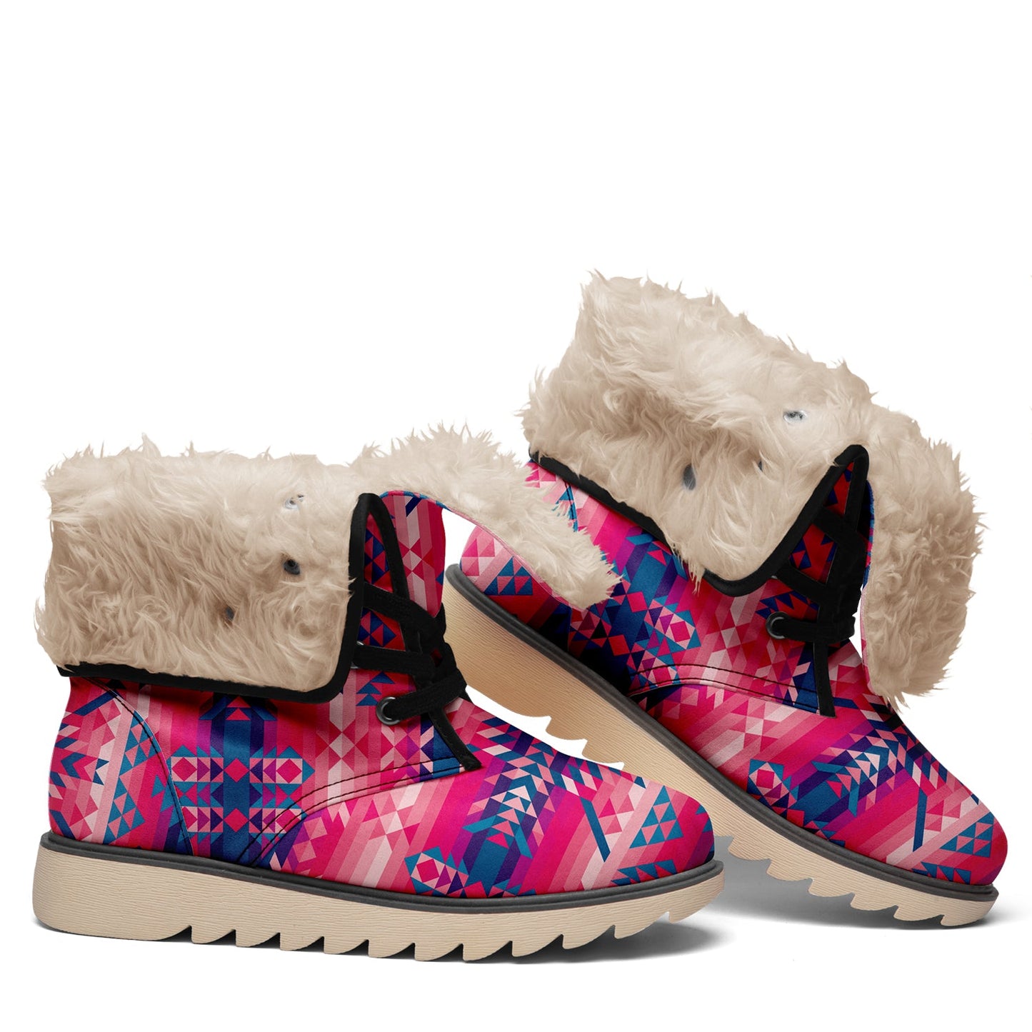 Desert Geo Polar Winter Boots