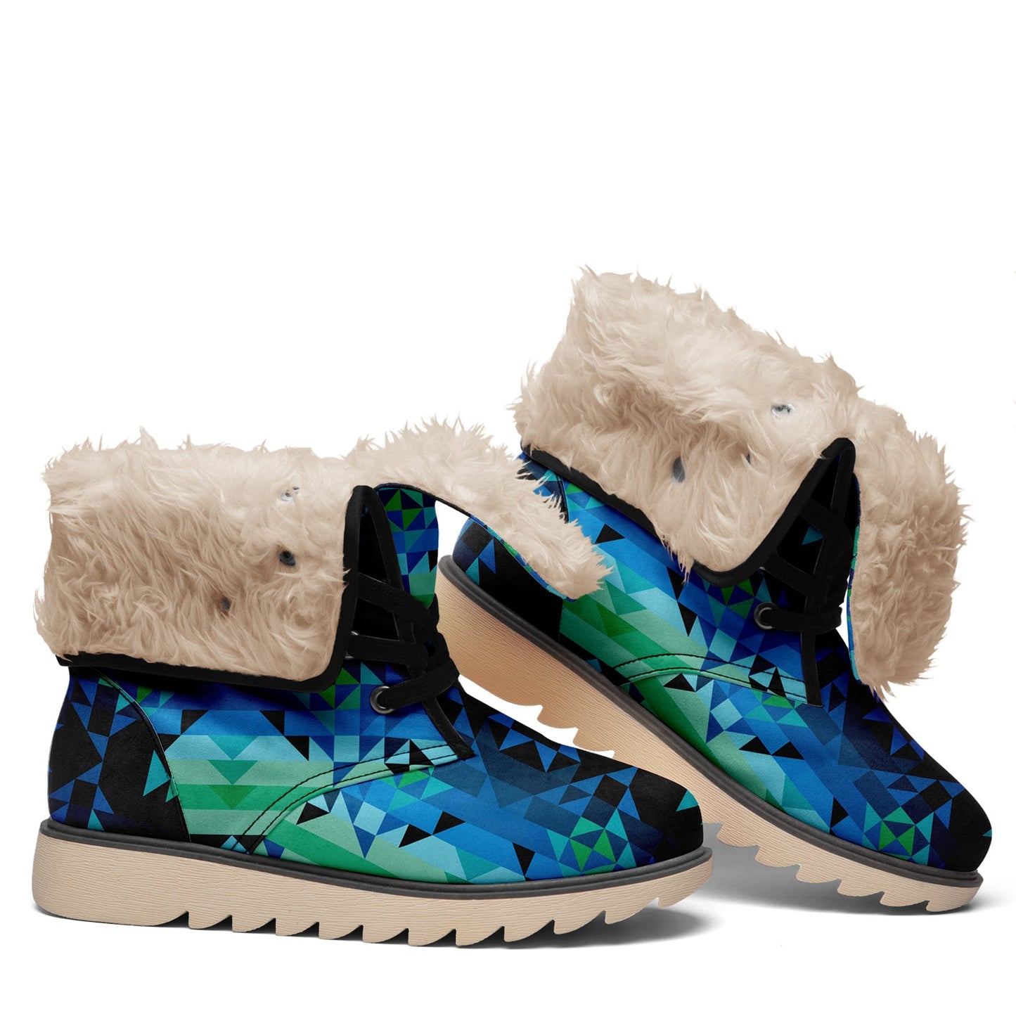 Geometric Star Polar Winter Boot