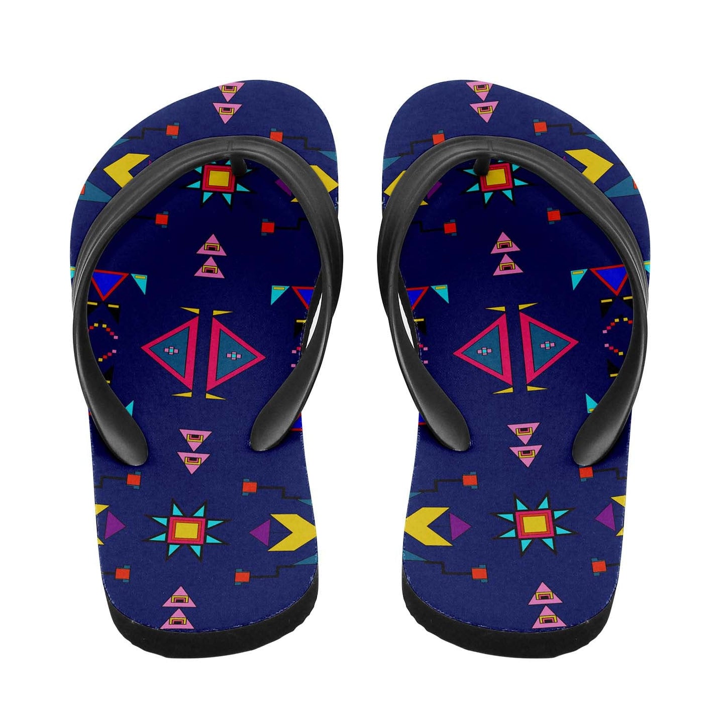 Enemy Territory Dark Navy Flip Flops