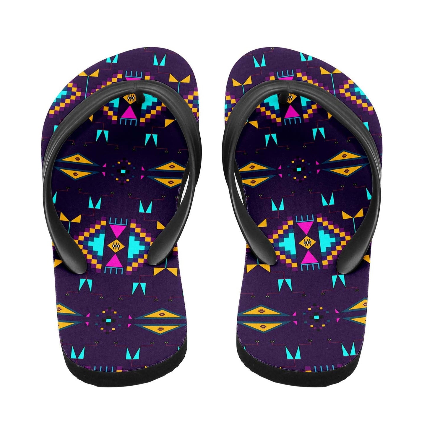 Rite of Passage Dark Purple Flip Flops