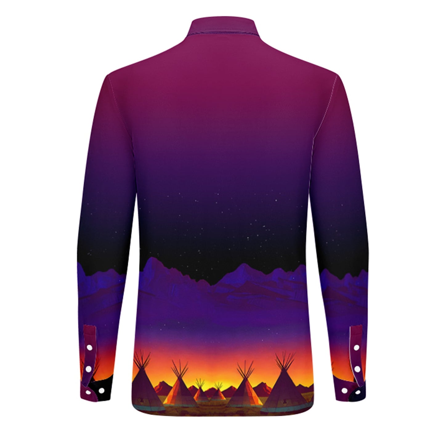 Teepees Northern Lights Dress Shirt