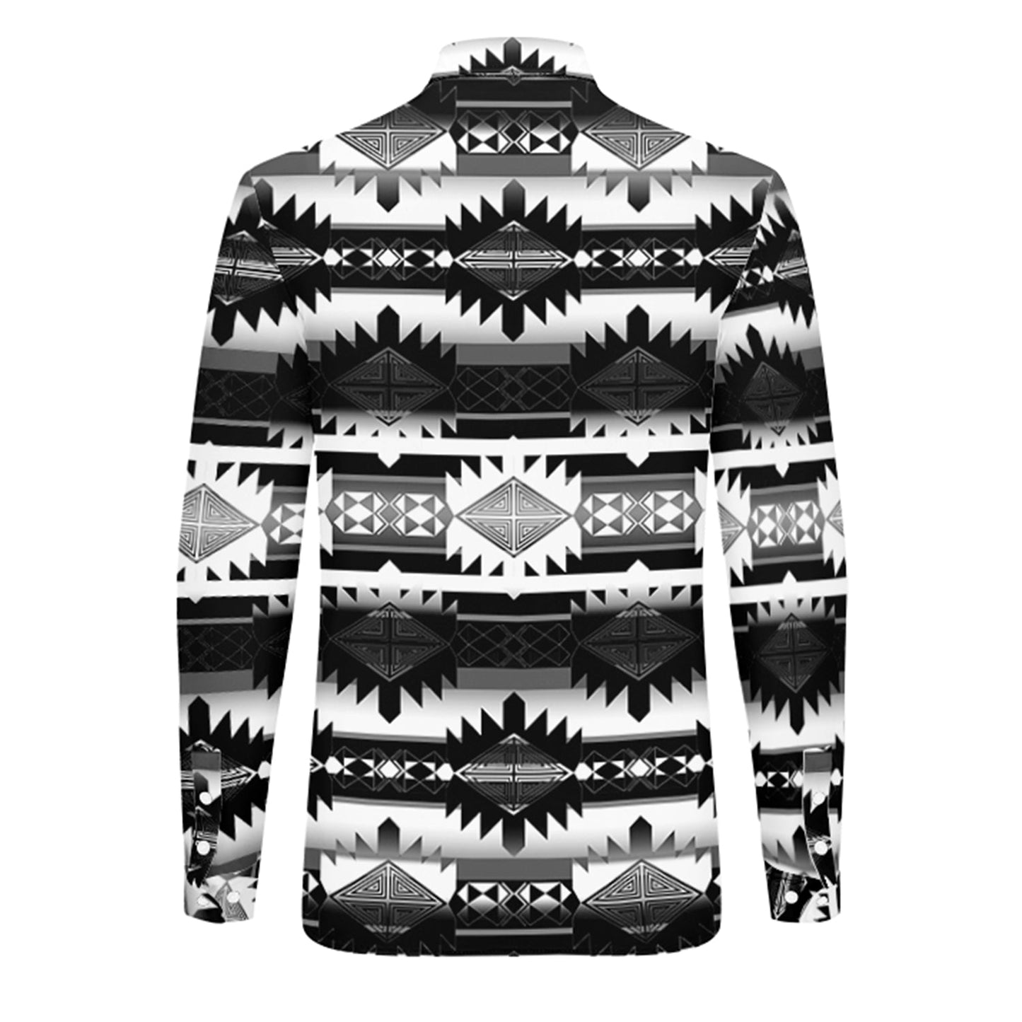 Okotoks Black and White Dress Shirt