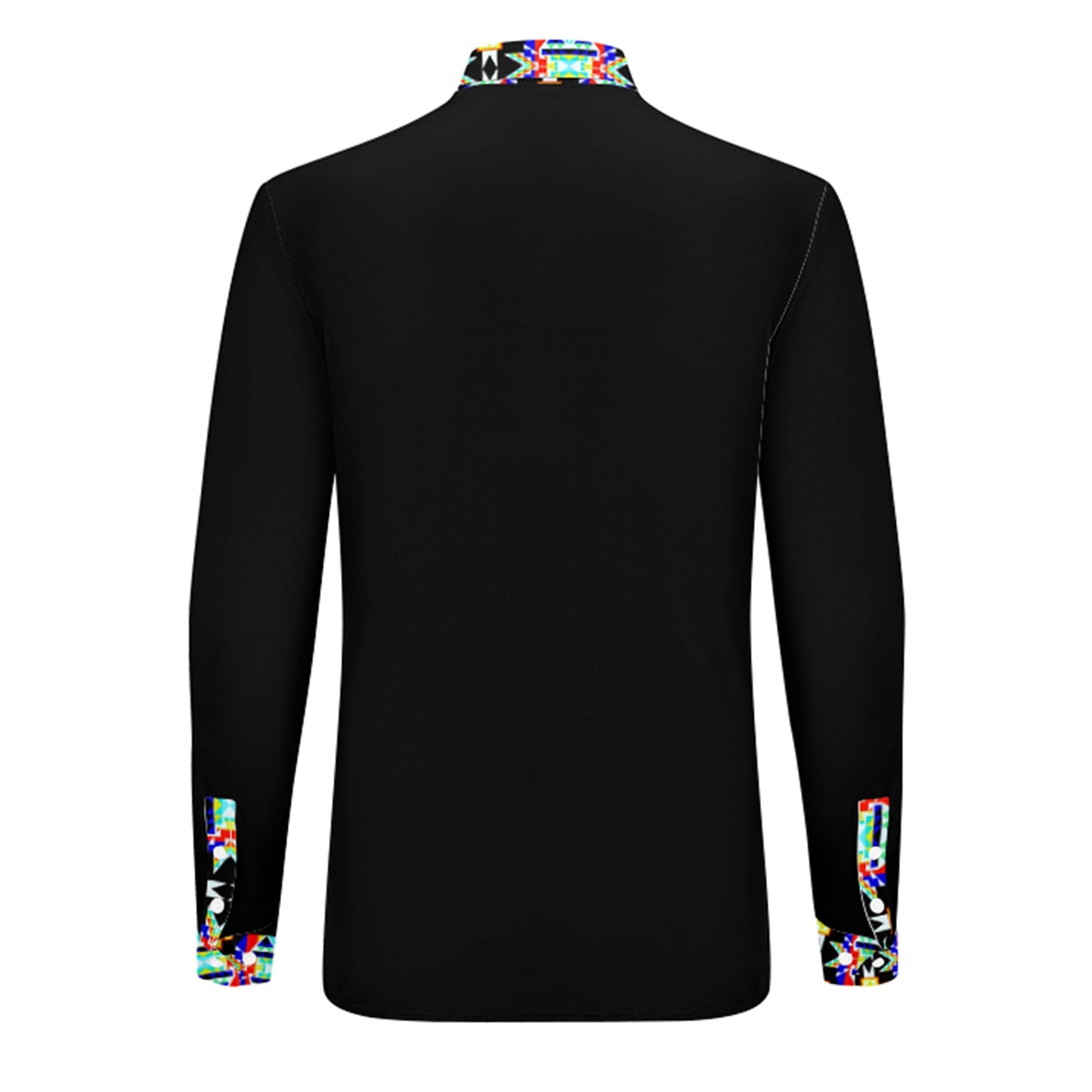 Black Blanket Strip II Dress Shirt