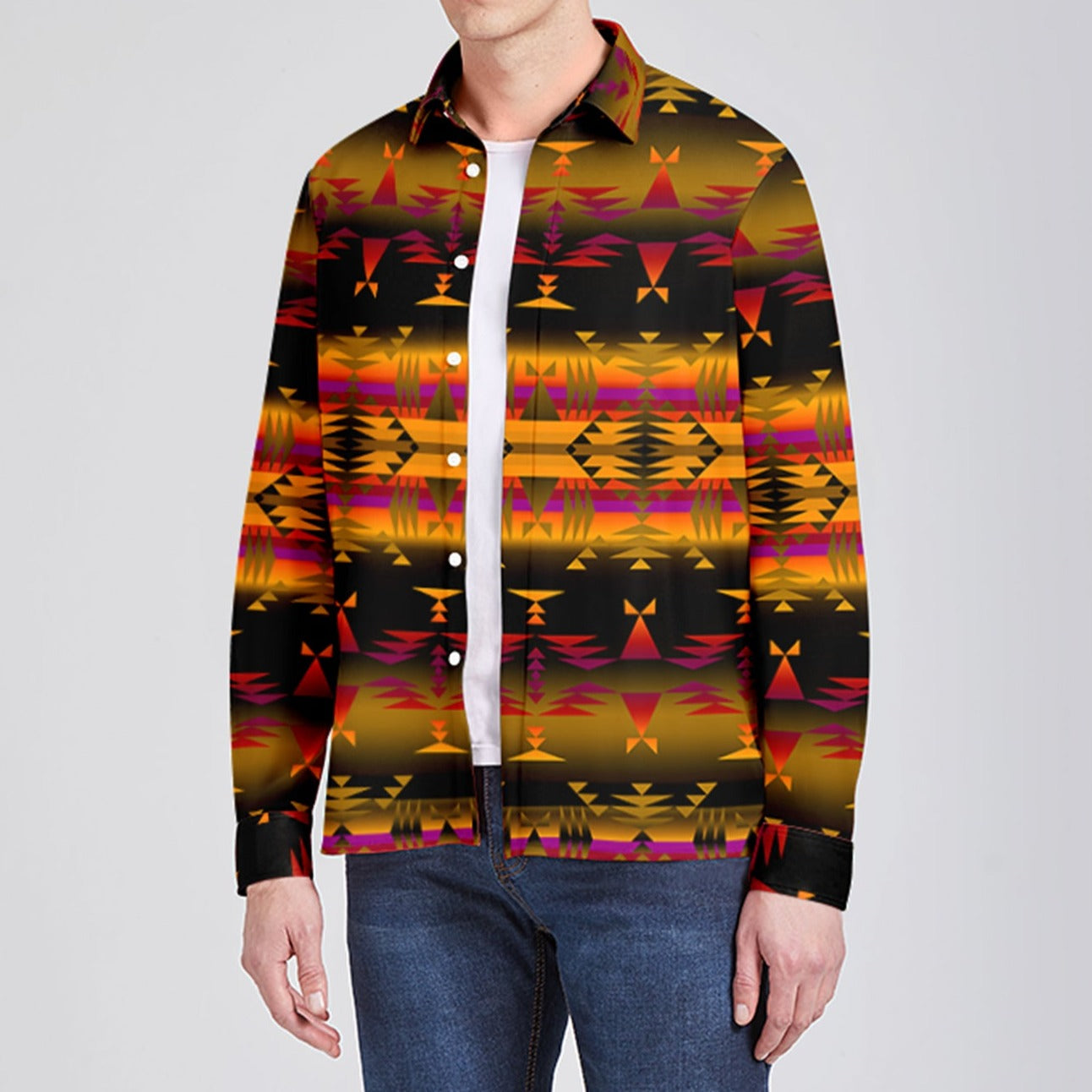 Between the Sierra Mountains Dress Shirt