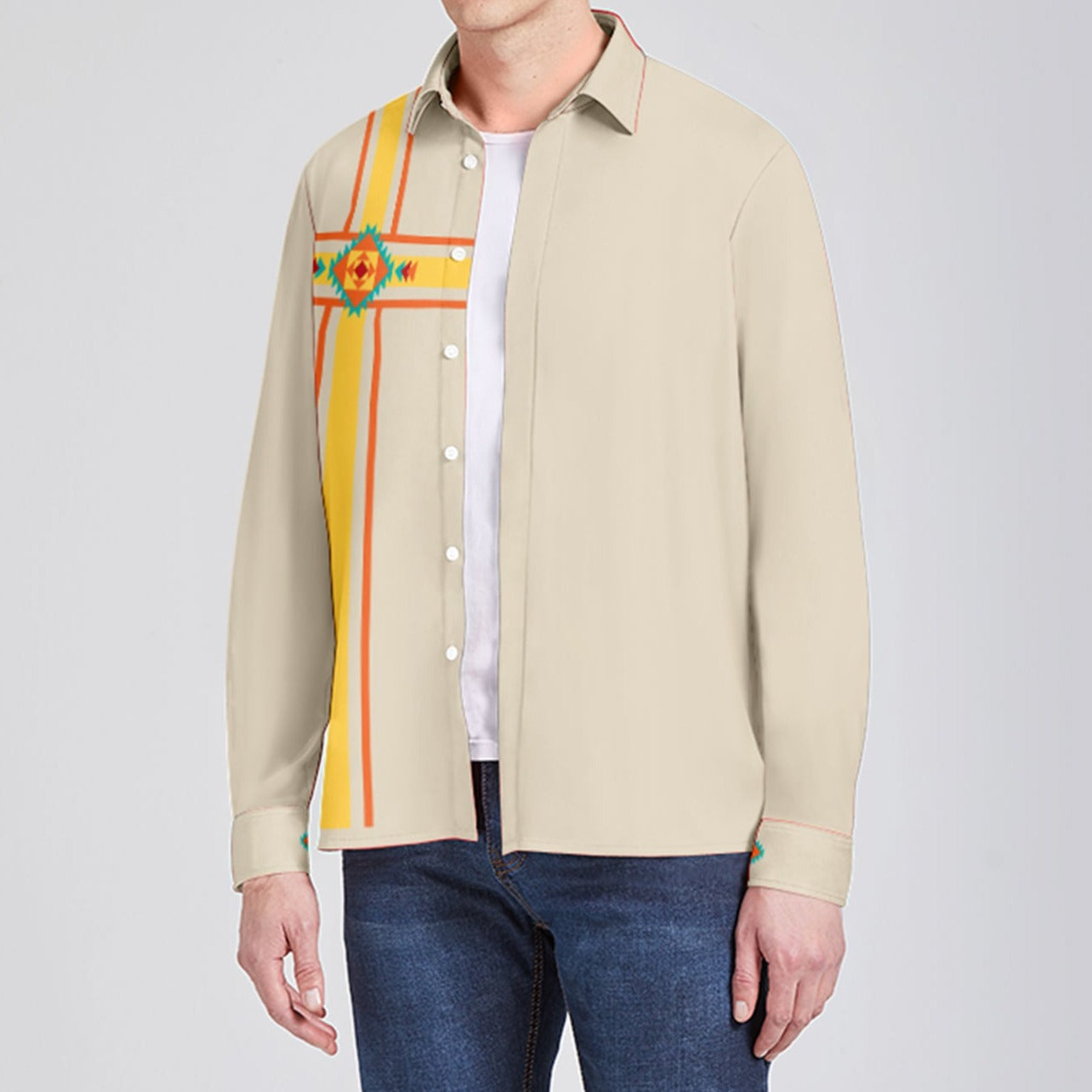 Four Directions Crossroad Men's Dress Shirt