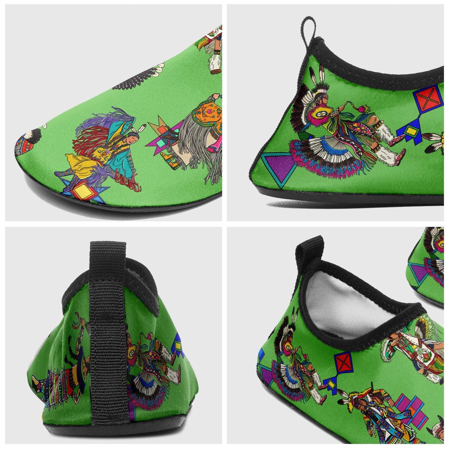 Grand Entry Dancers Grass Sockamoccs