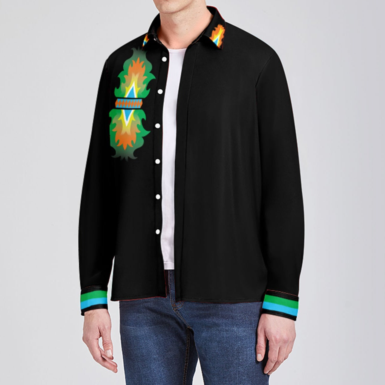 Deer Clan Lodge Dress Shirt