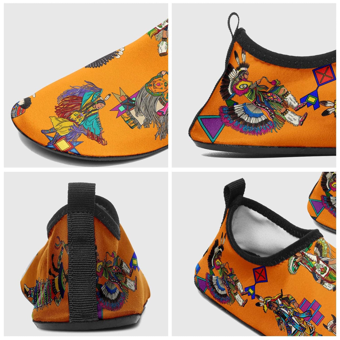 Grand Entry Dancers Orange Sockamoccs