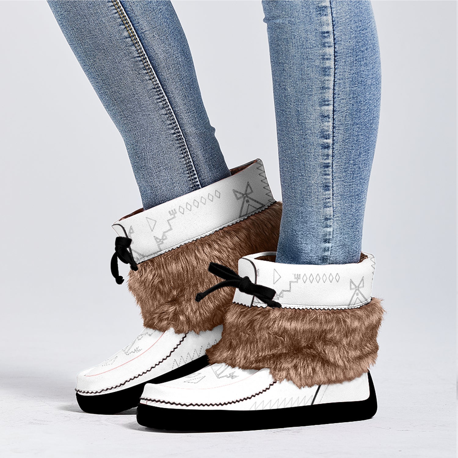 Snowlit Petal Dreams Real Leather MocLux