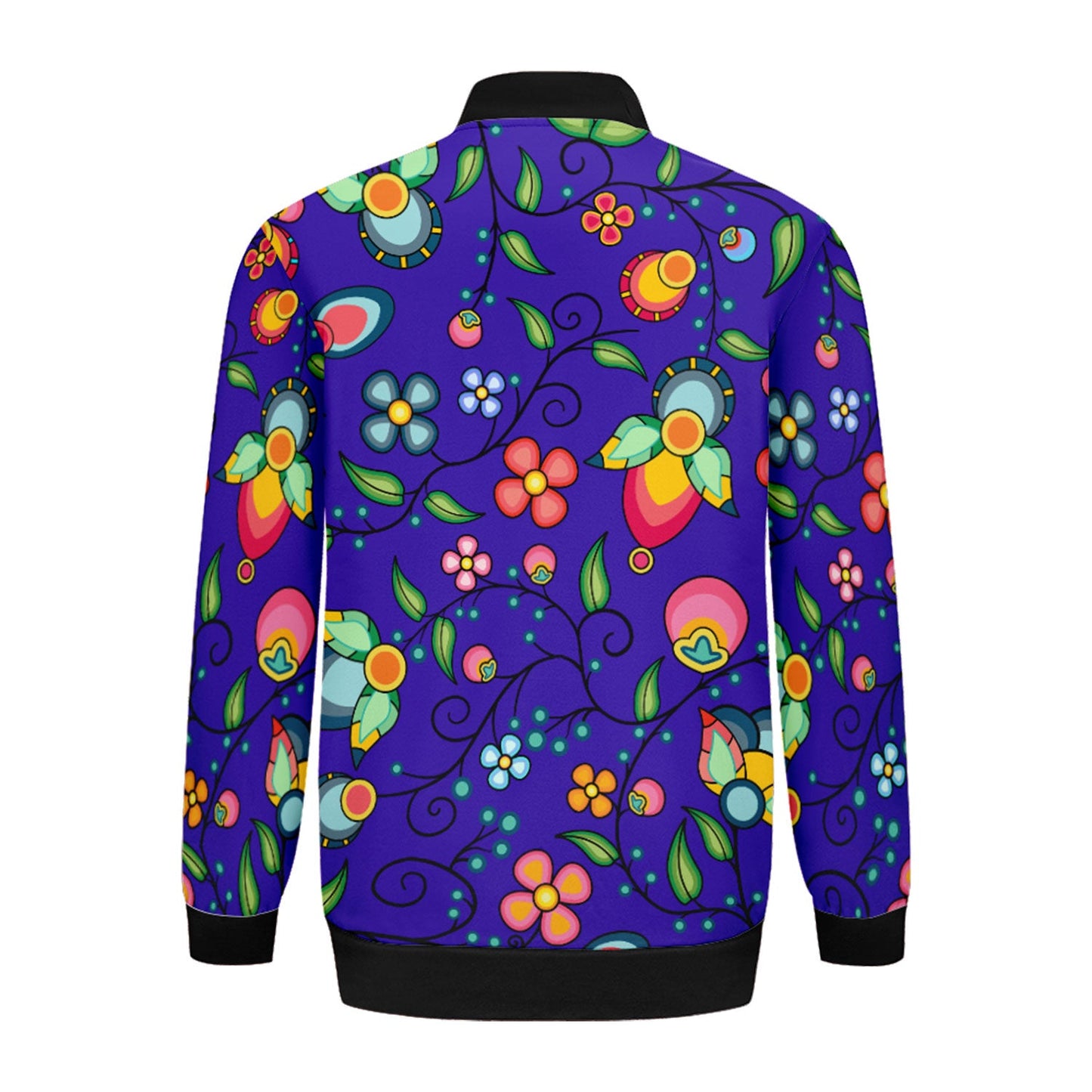 Floral Bounty Blue Lightweight Jacket