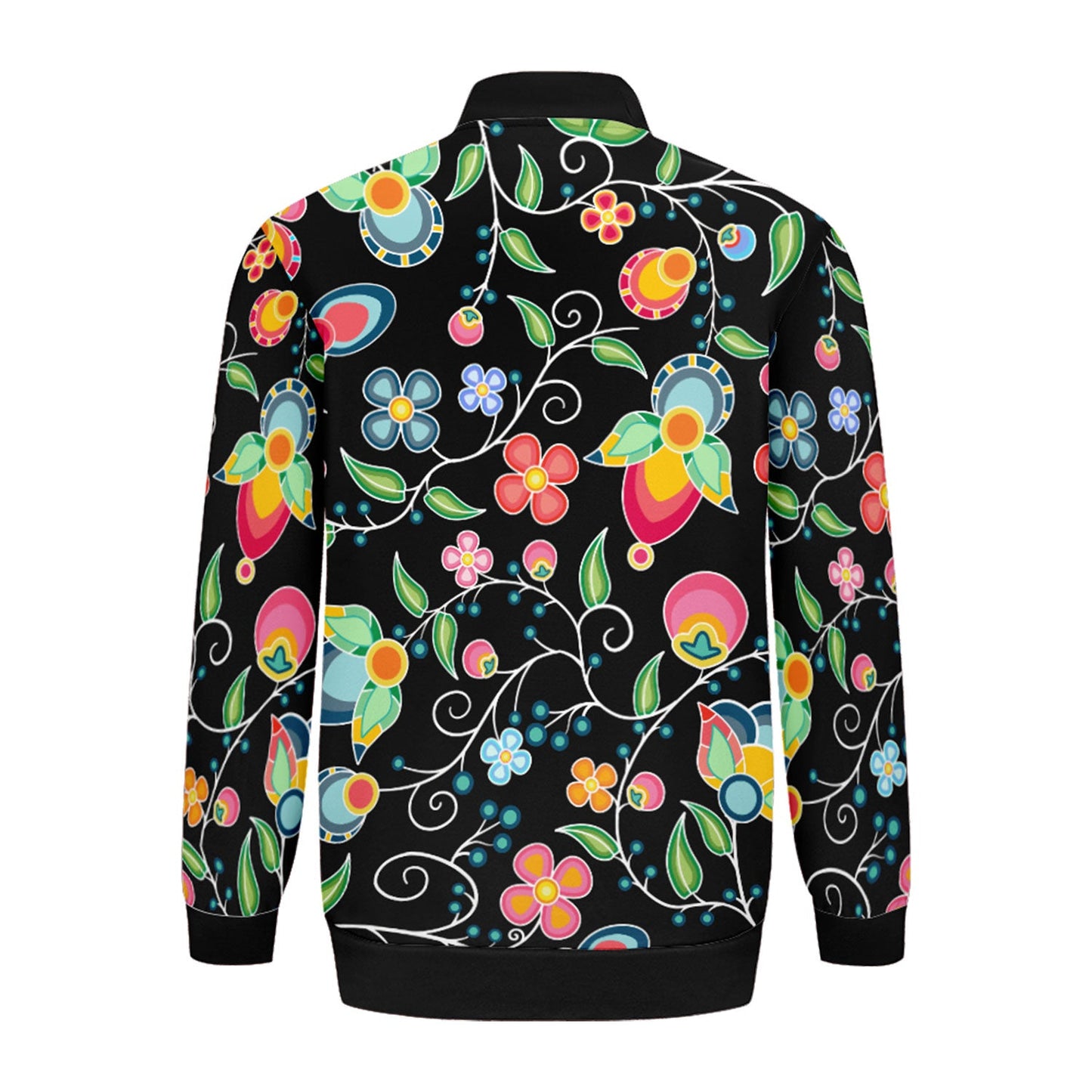 Floral Bounty Black Lightweight Jacket