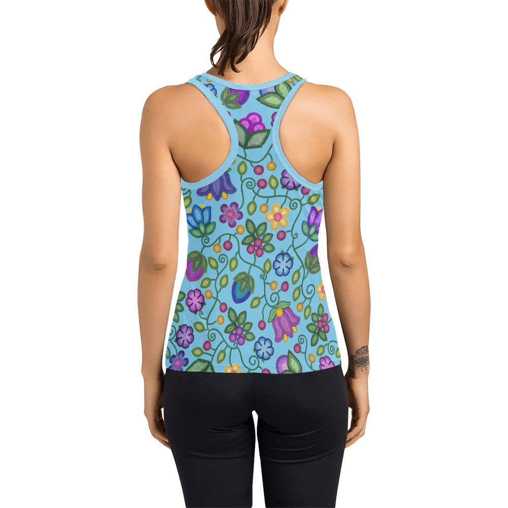 Bloom Uplift Sky Racerback Tank Top