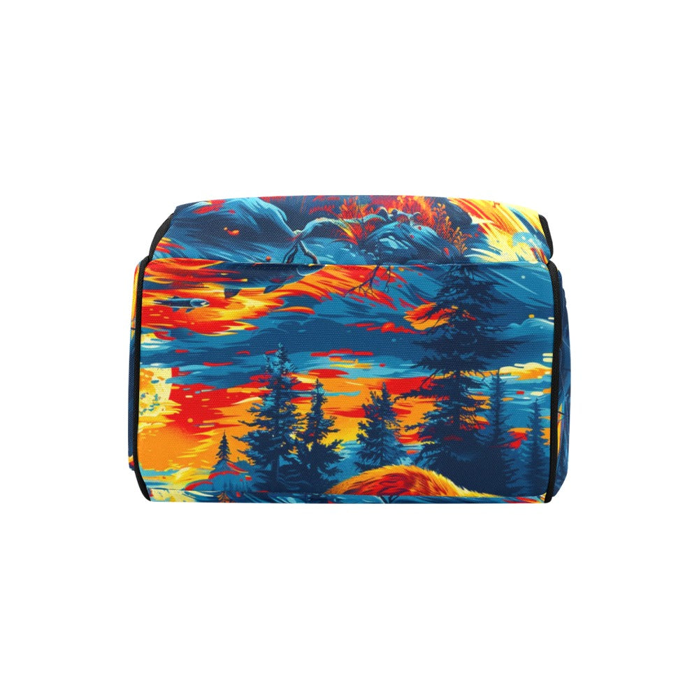 Fishing Bear Diaper Bag