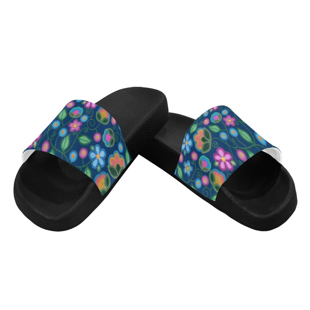 Turquoise Sunbeam Blue Slide Sandals