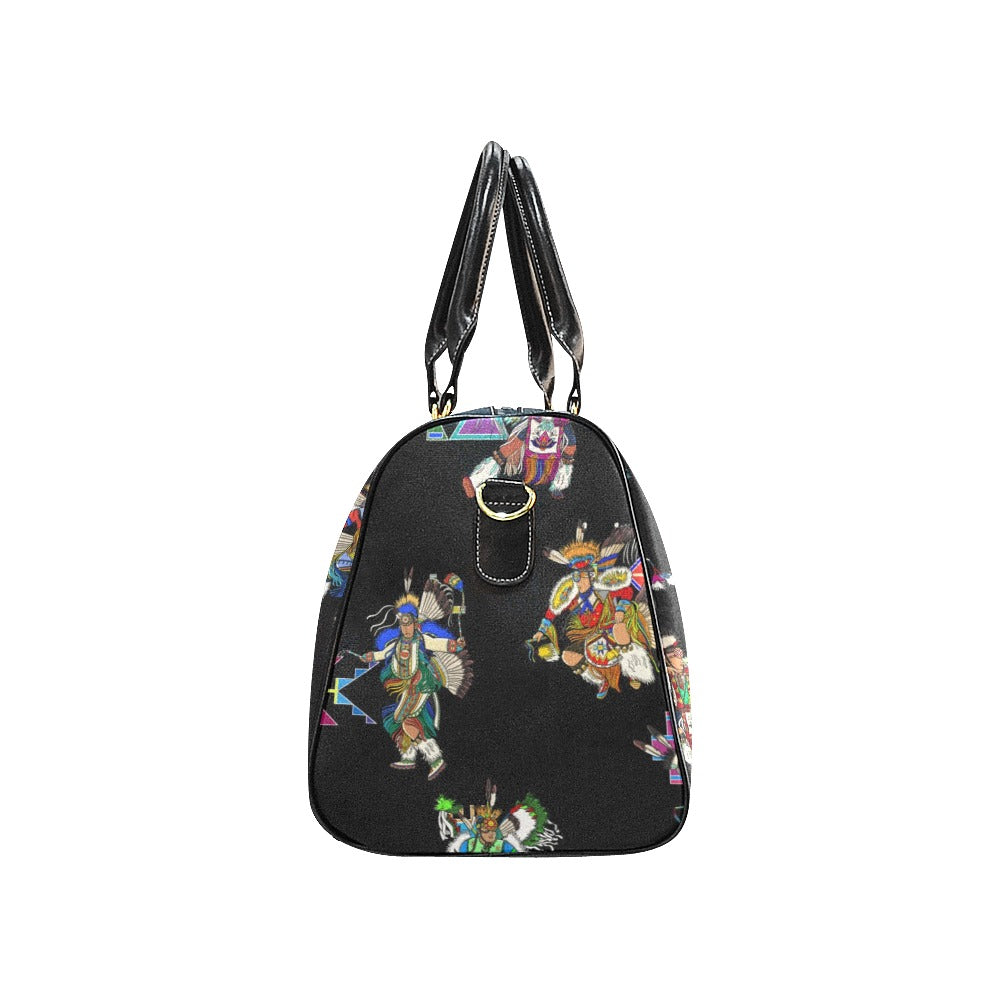 Men's Fancy Dancers Black Large Travel Bag