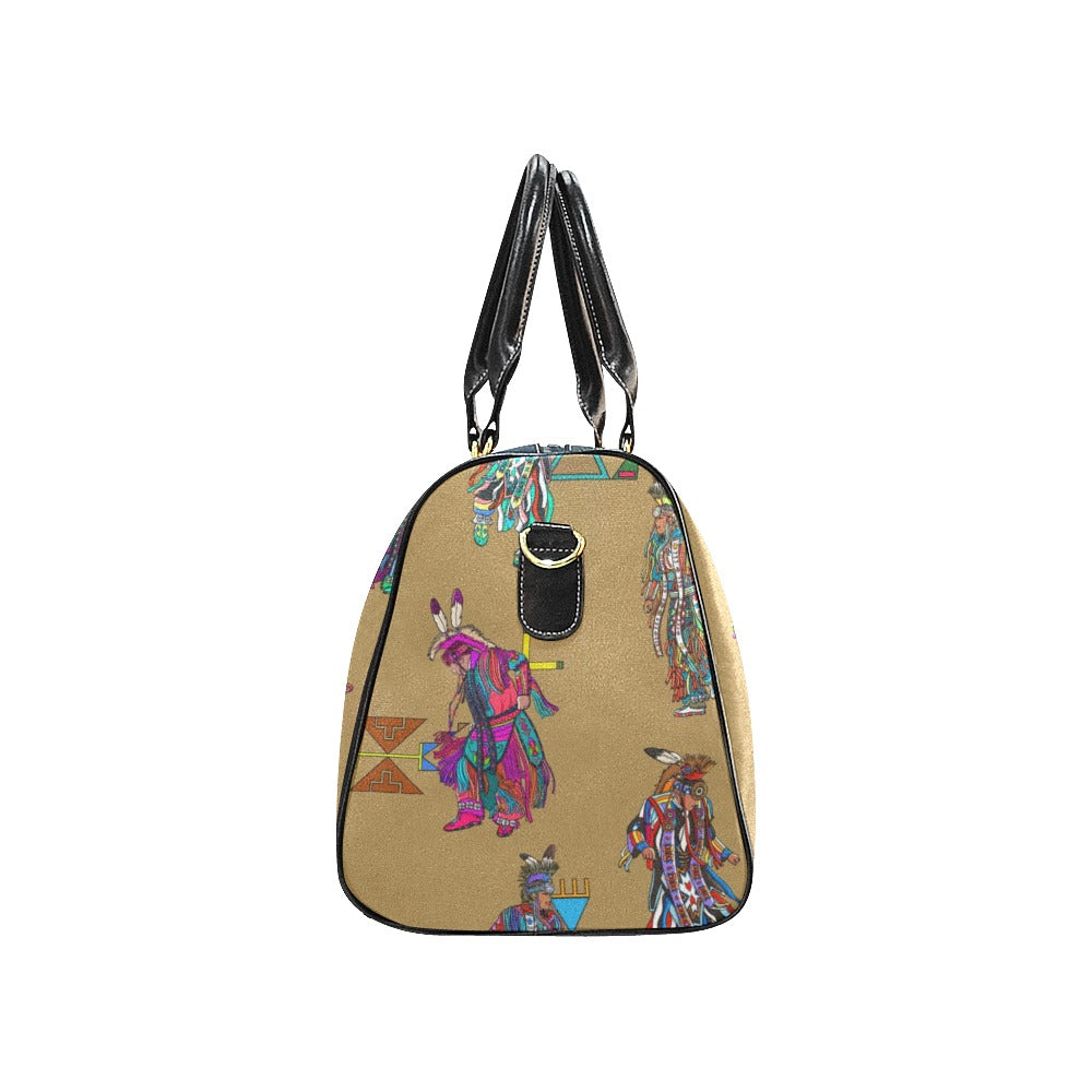 Men's Grass Dancers Earth Large Travel Bag