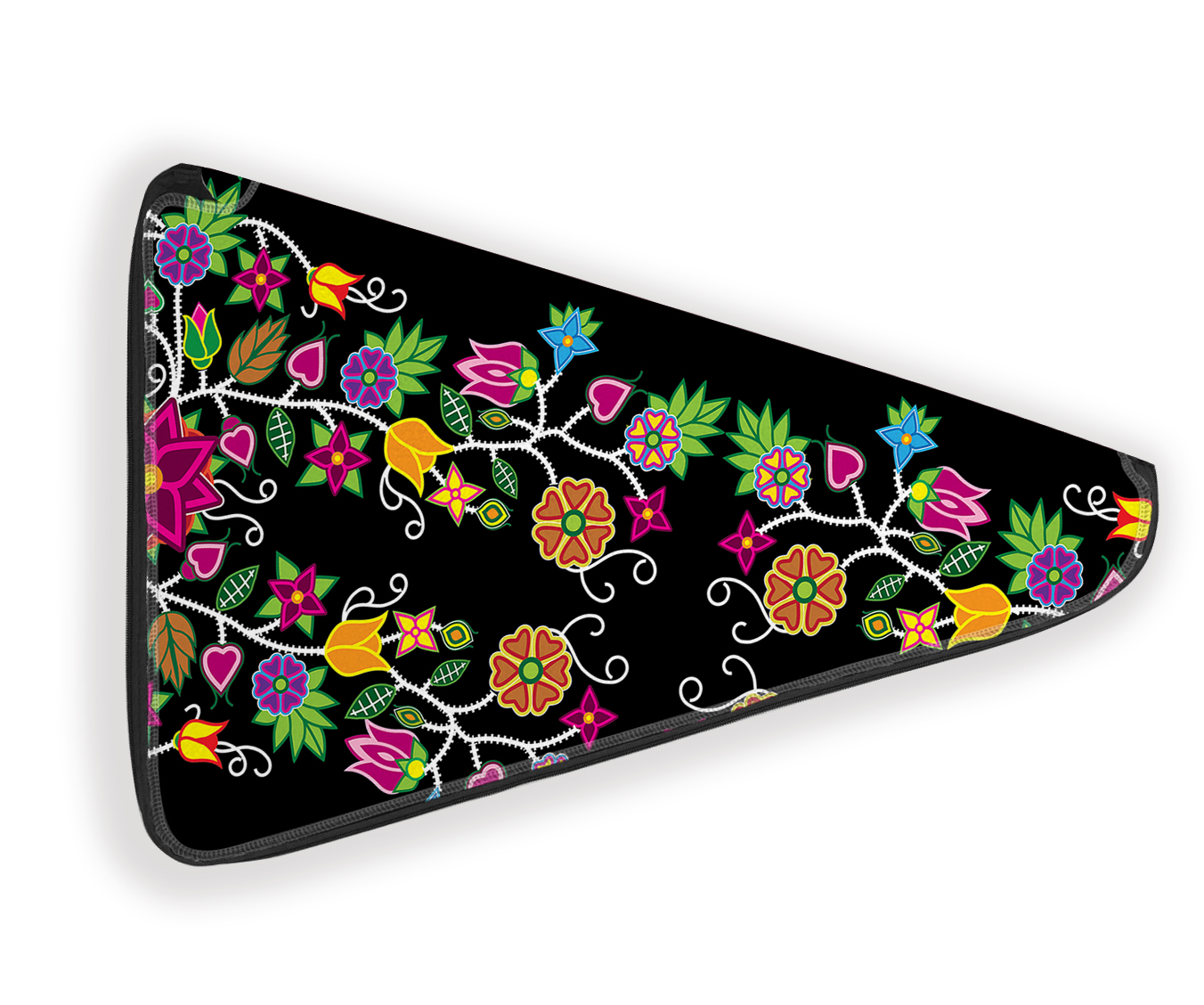 Floral Beadwork Fan Case