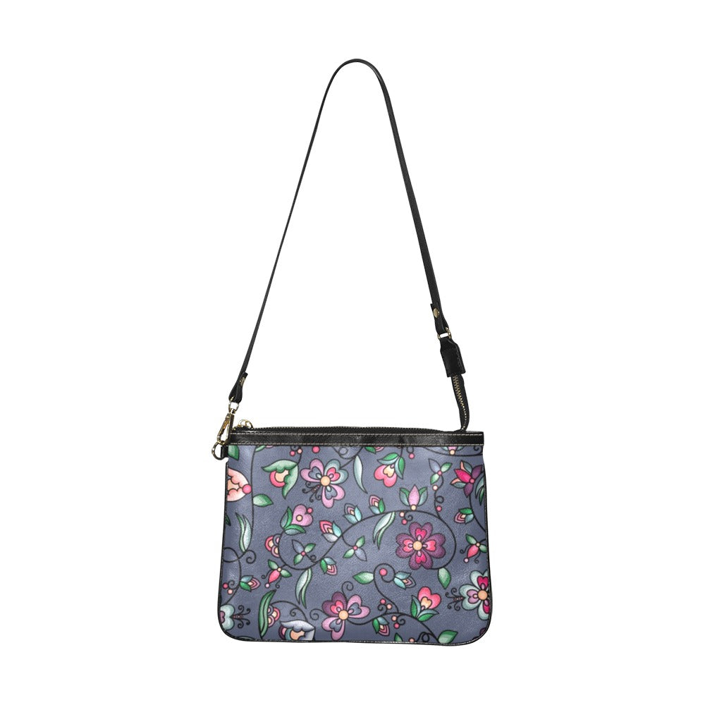 Amber Evening Garland Blue Small Shoulder Bag