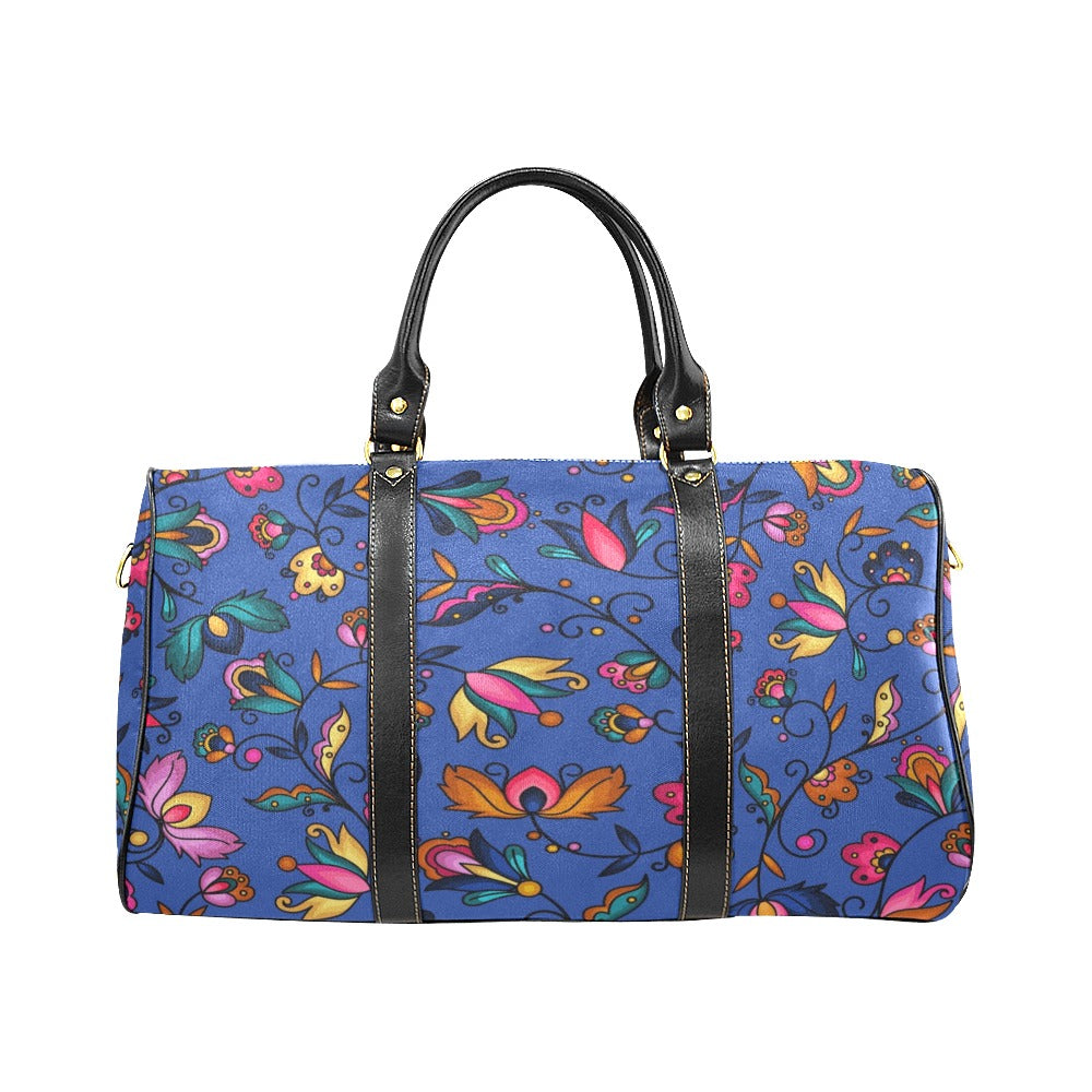 Copper Prairie Petals Large Travel Bag