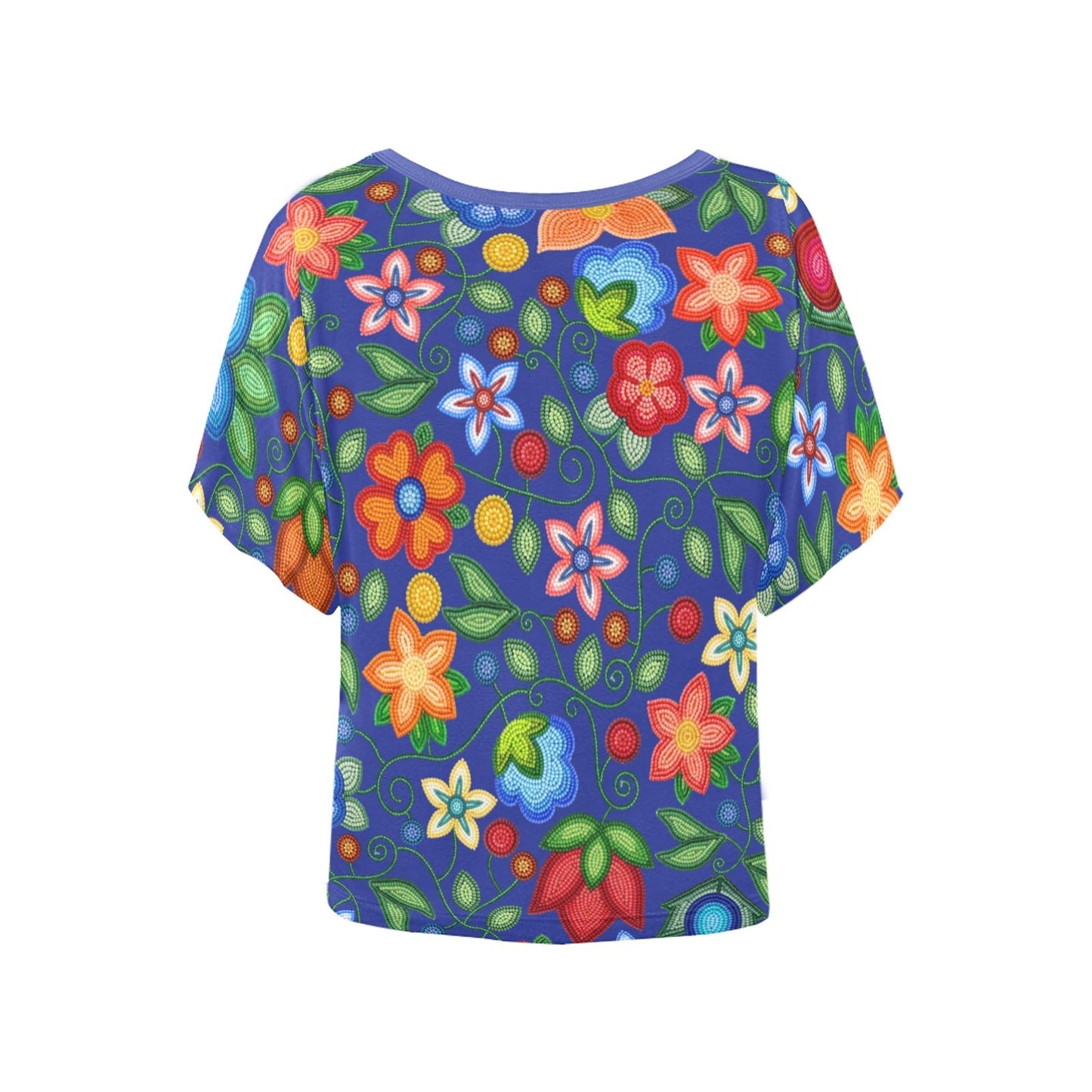 Morning Harmony Sapphire Batwing Blouse