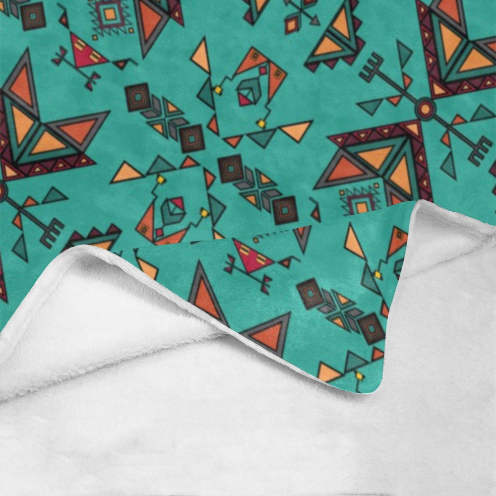 Arrow dawn Turquoise Ultra-Soft Micro Fleece Blanket 40"x50"