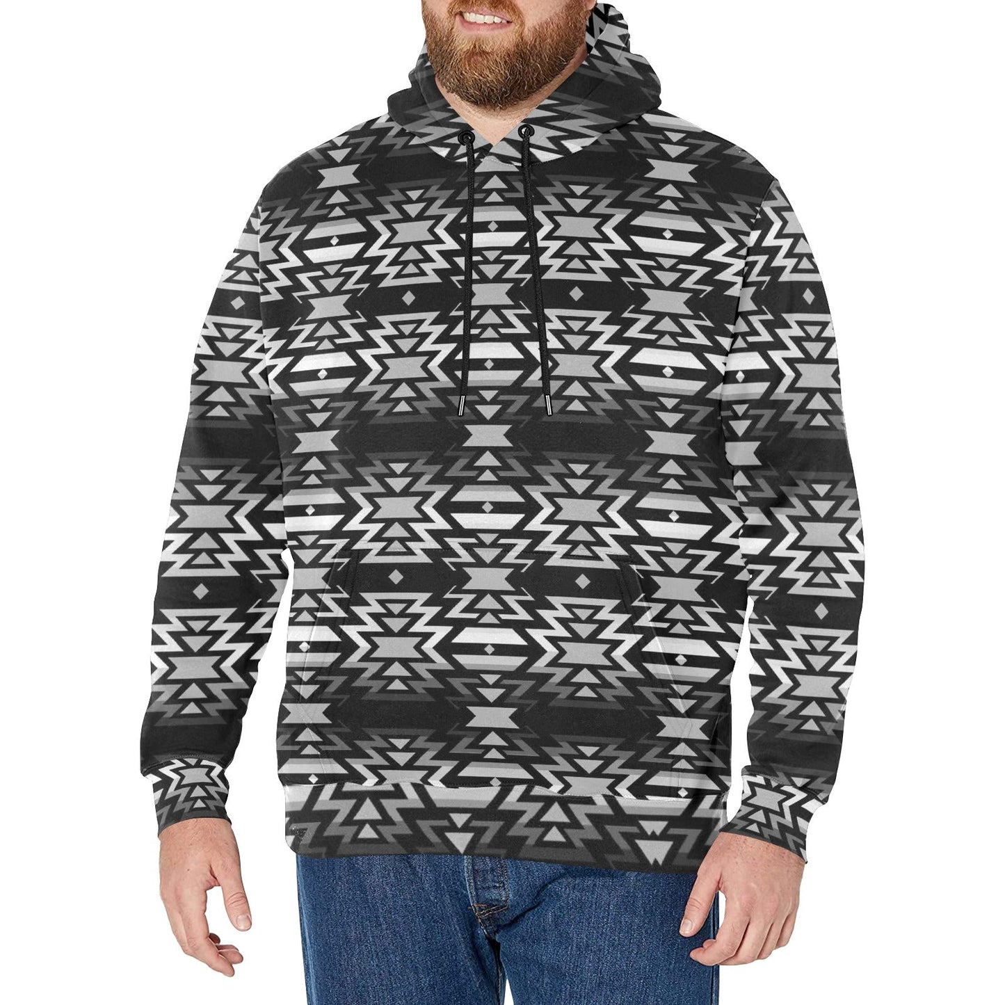 Black Fire Fleece Hoodie