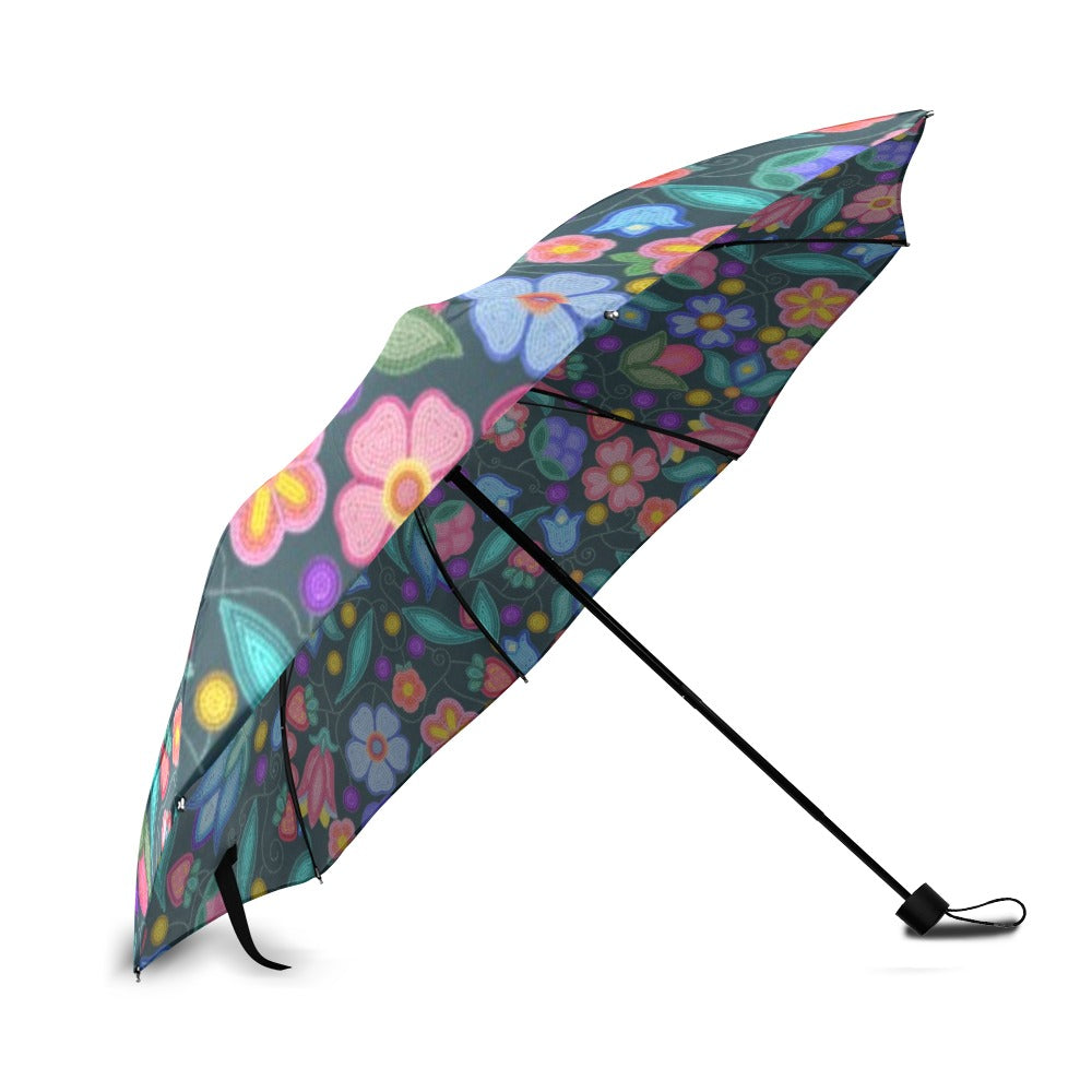 Sweet Offering Dark Teal Foldable Umbrella (Model U01)