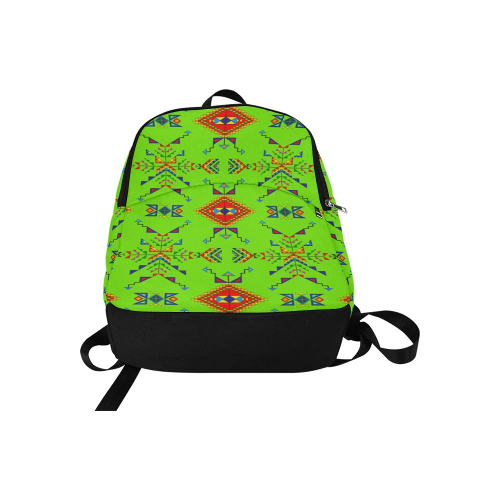 Buffalo Jump Neon Green Backpack