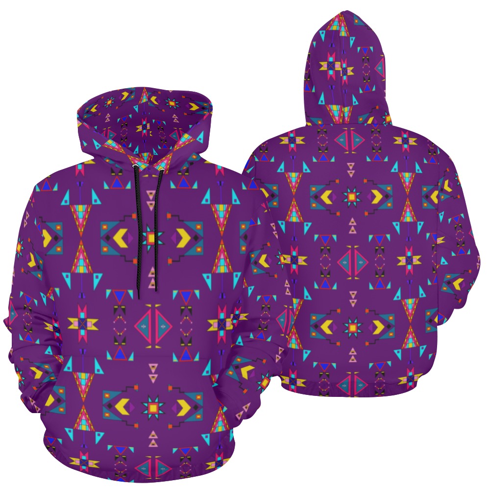 Enemy Territory Berry Hoodie for Men