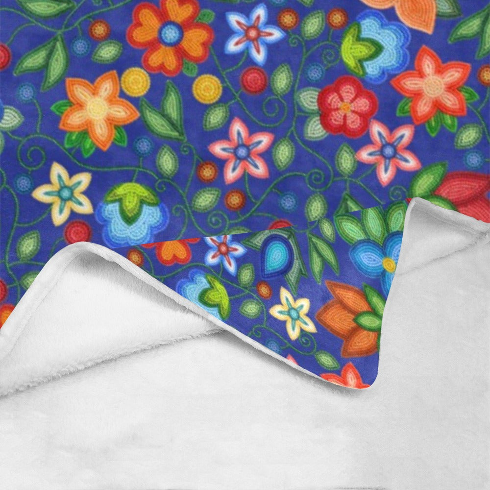 Morning Harmony Sapphire X-Large Micro Fleece Blanket