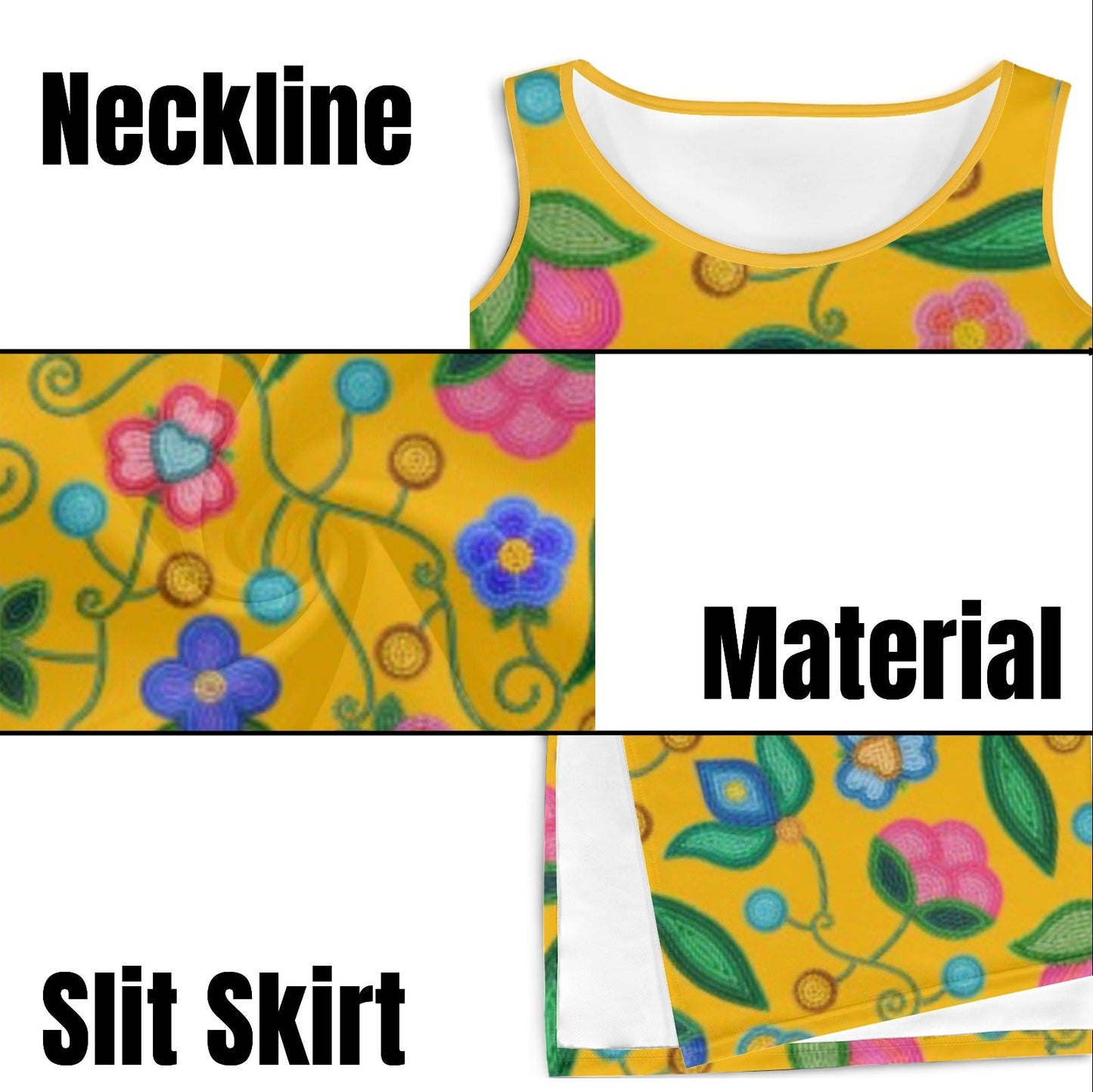Skyberry Serenade Yellow Phaedra Dress
