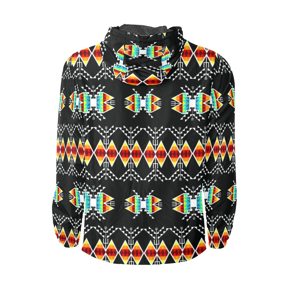 Sacred Trust Black Colour Men's Windbreaker