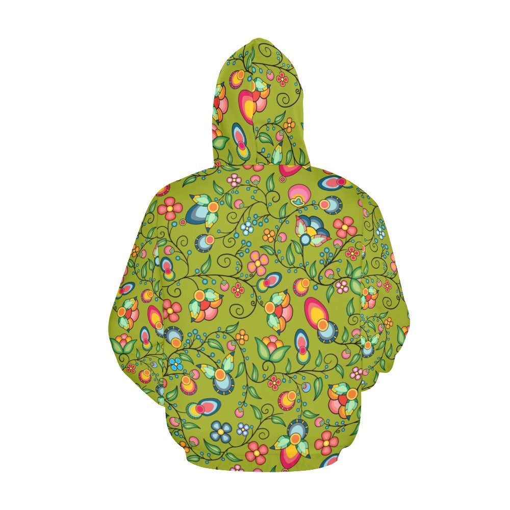 Floral Bounty Sweetgrass Hoodie for Women