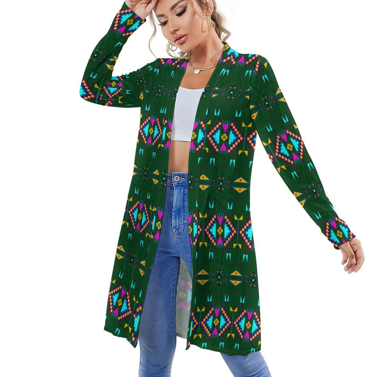 Rite of Passage Squash Blossom Cardigan by 49 Dzine