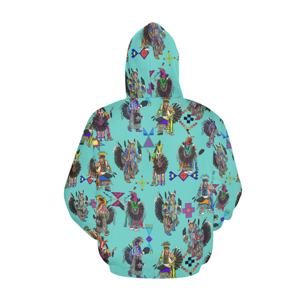 Men's Tradish Dancers Eggshell Blue Hoodie for Women