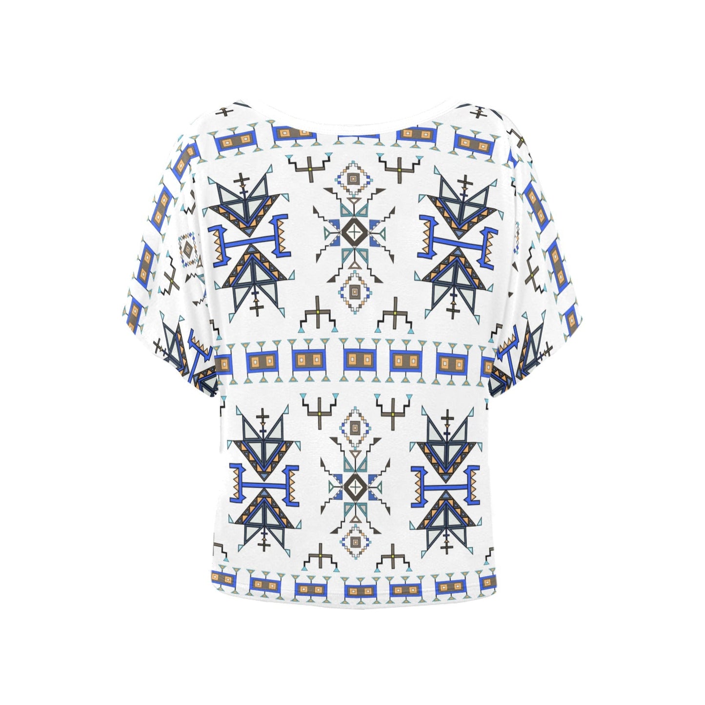 Eagle Strike White Women's Batwing-Sleeved Blouse T shirt