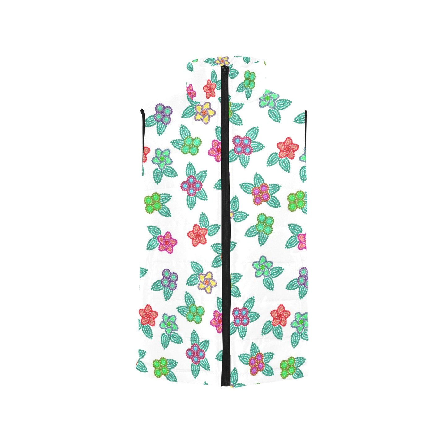 Berry Flowers Padded Vest